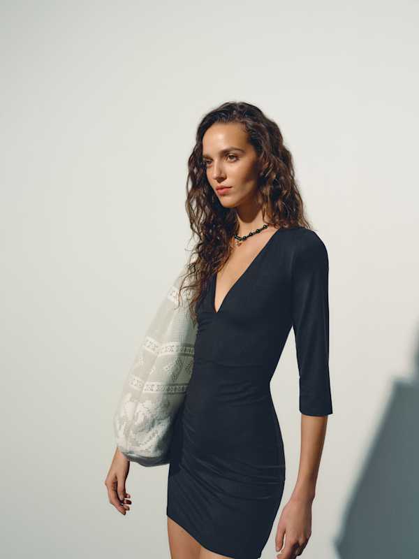 Mel Knit Dress - Black