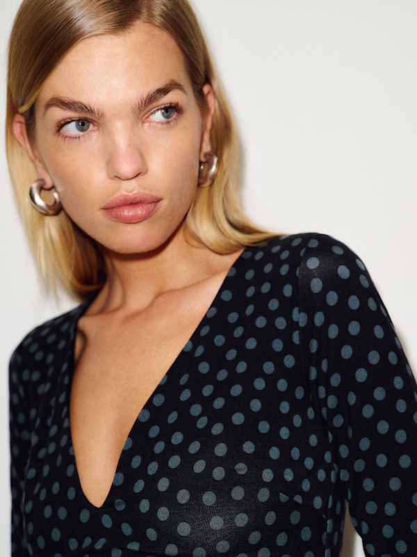 Mel Knit Dress - Cosmic Dot