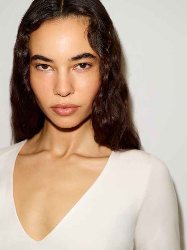 Mel Knit Dress - Fior Di Latte