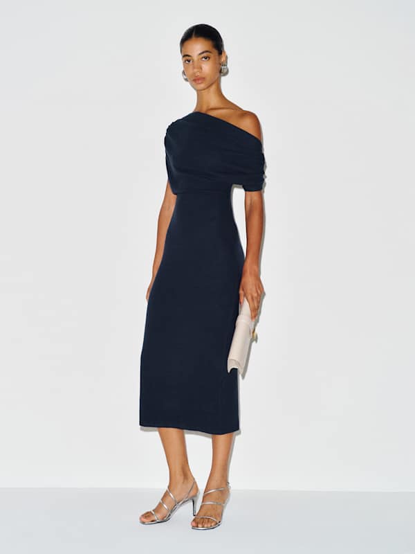Iris Knit Dress - Midnight