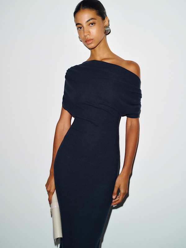 Iris Knit Dress - Midnight