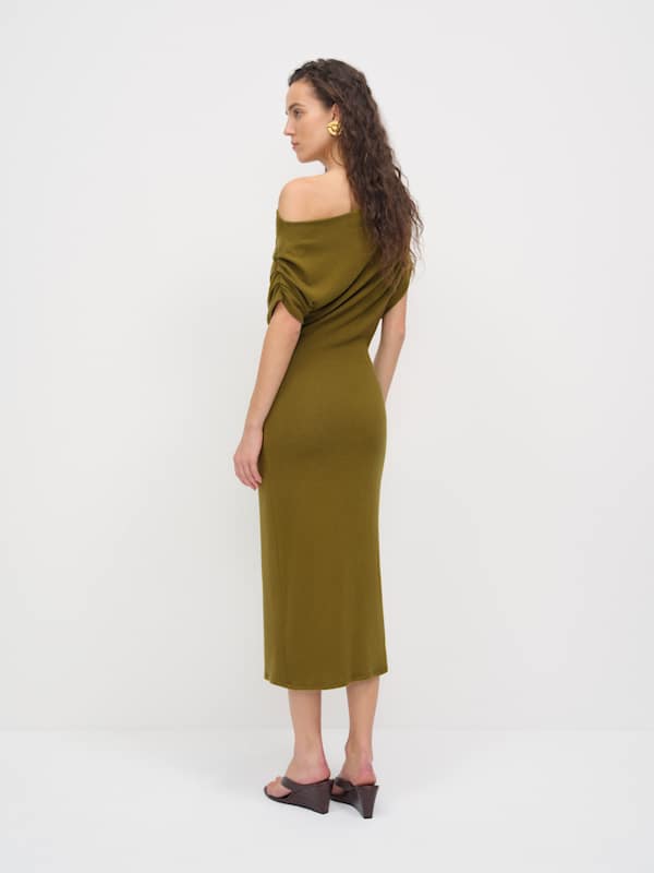 Iris Knit Dress - Pear