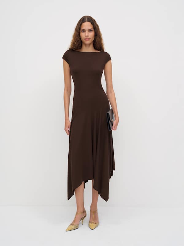 Danica Knit Dress - Mole