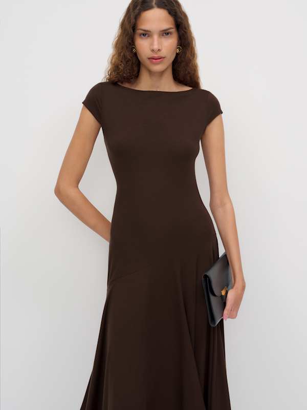 Danica Knit Dress - Mole