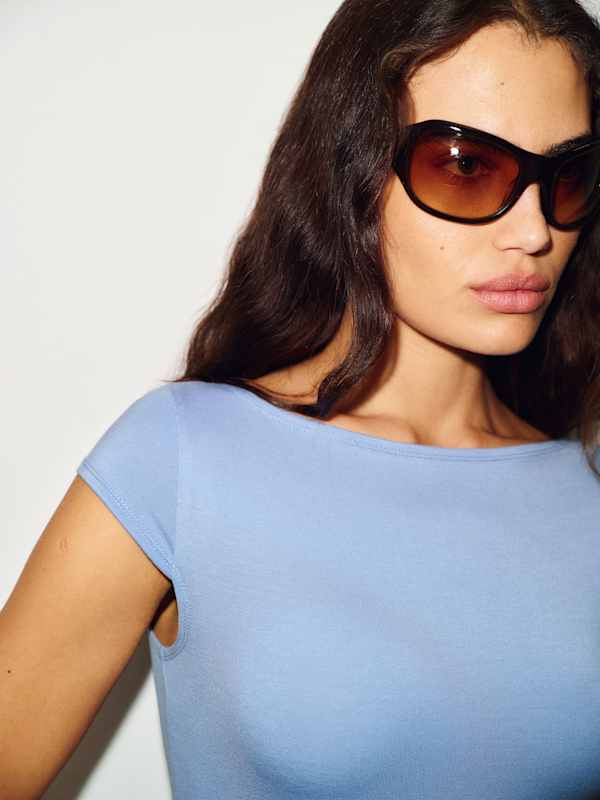 Danica Knit Dress - Skyline