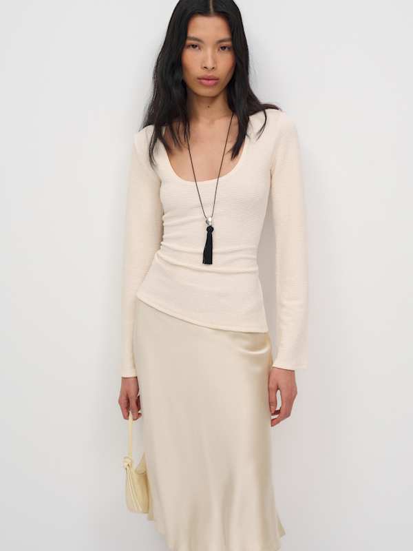 Ericka Knit Top - Ivory