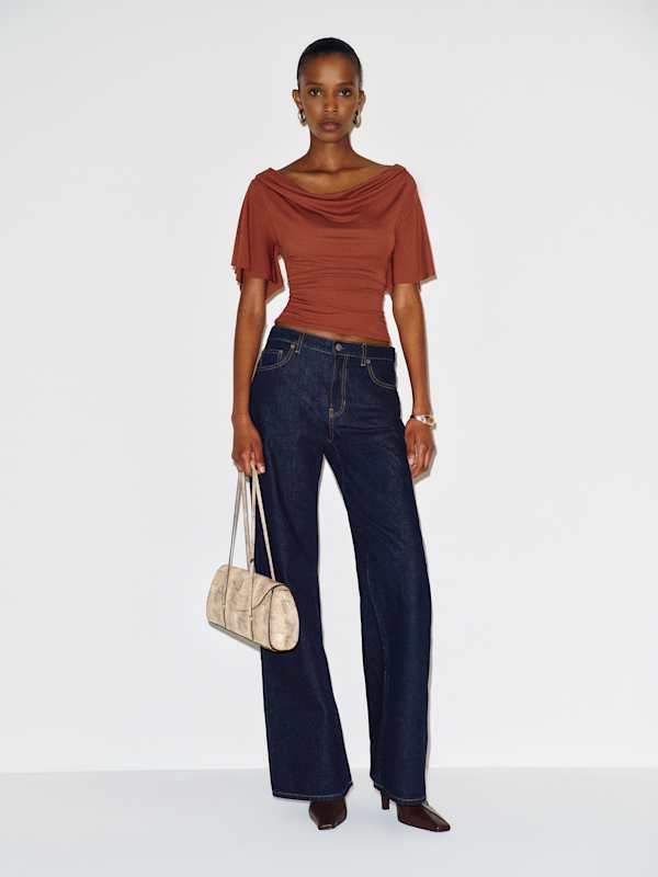 Demi Knit Top - Brick