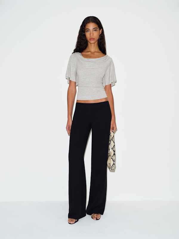 Top en maille Demi - Gris chin&eacute;