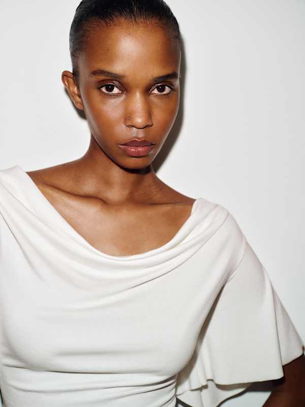 Top en maille Demi - Ivoire