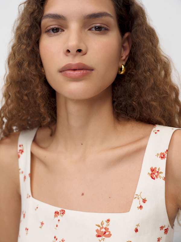 Clarence Linen Top - Lovie