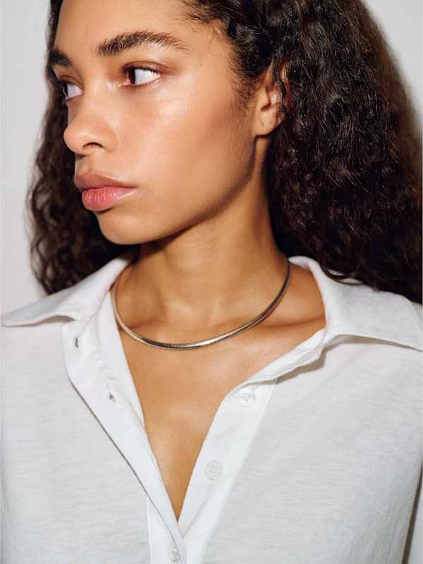 Mellen Polo Knit Top - White