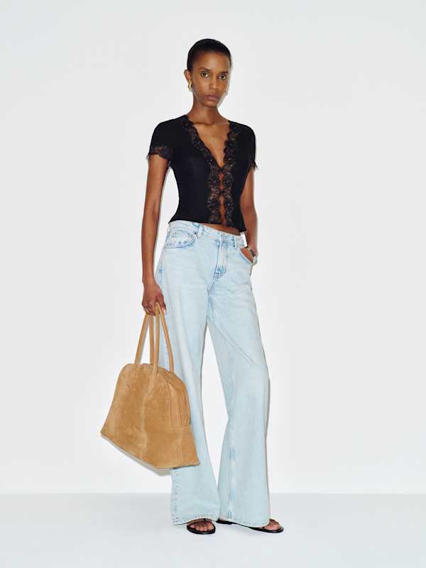 Brynn Linen Top - Black