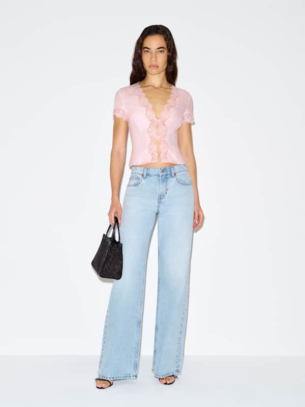 Brynn Linen Top - Cherry Blossom