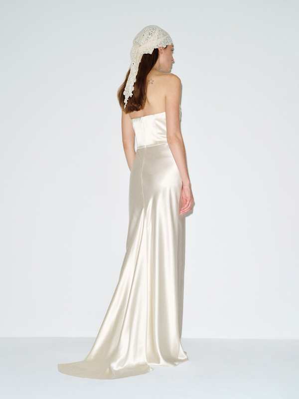 Lupe Silk Dress - Ivory