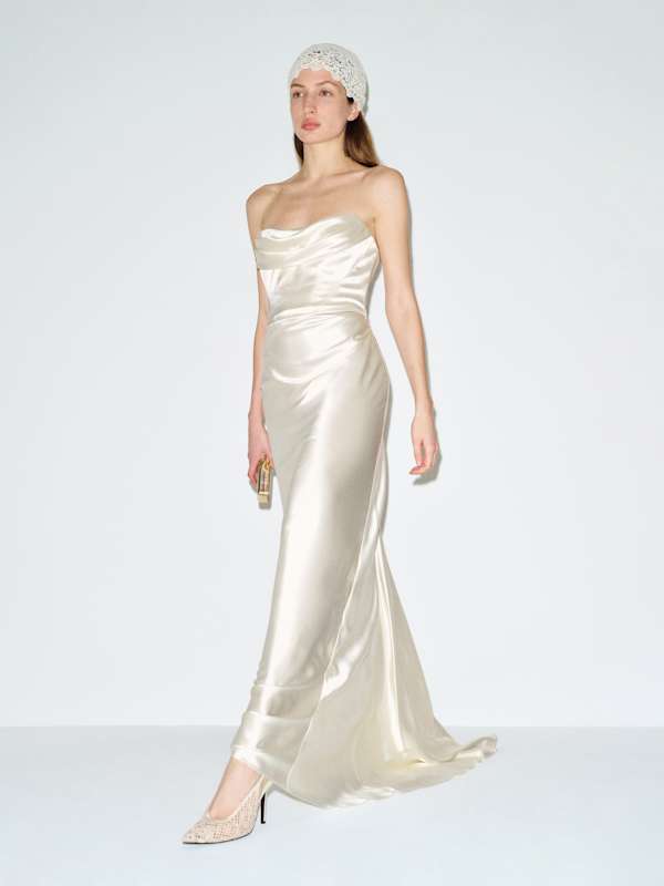 Lupe Silk Dress - Ivory