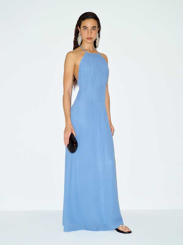 Olga Dress - Azure