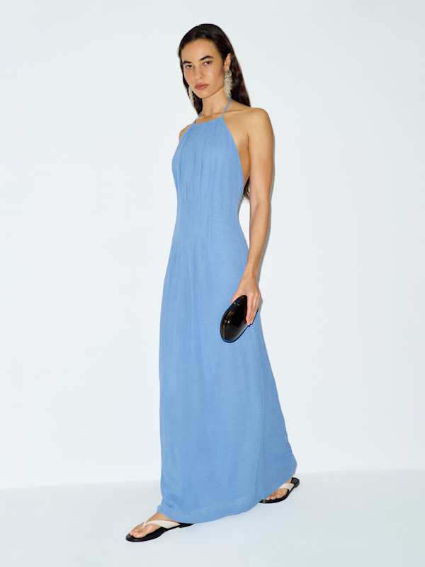 Olga Dress - Azure