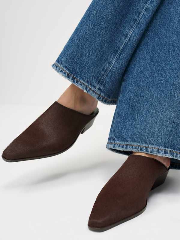 Dominique Mule - Espresso Haircalf