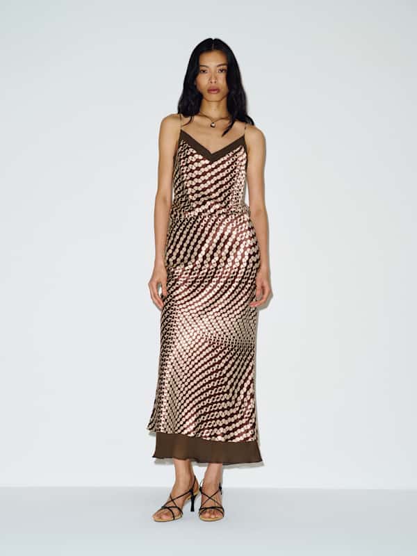 Kelsa Silk Dress - Samba