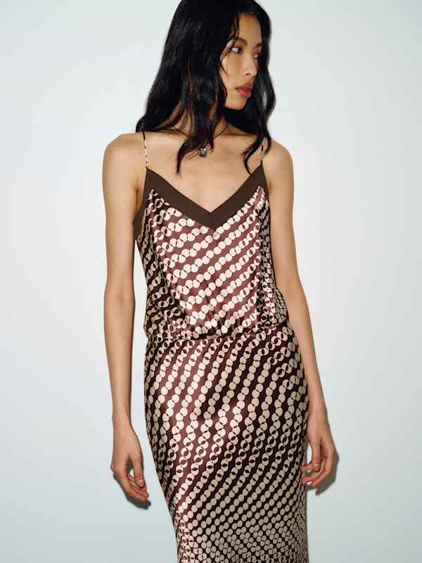 Kelsa Silk Dress - Samba