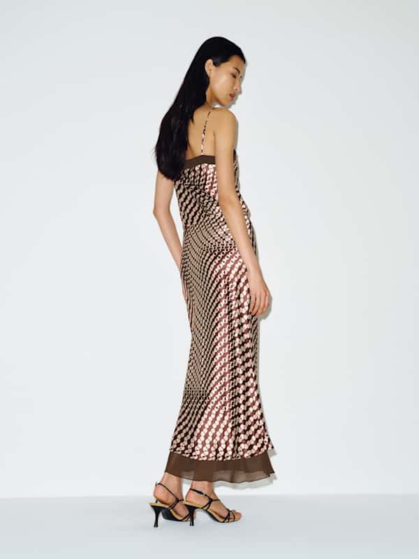 Kelsa Silk Dress - Samba