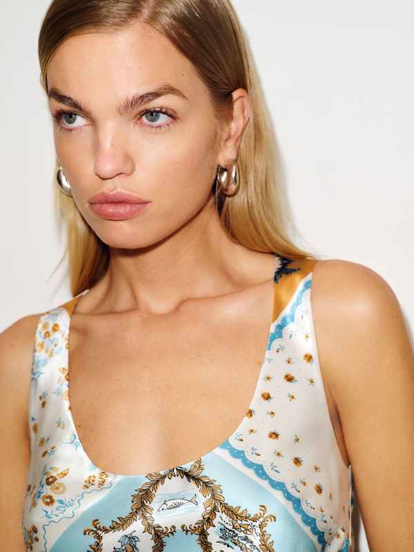 Eden Silk Dress - L&rsquo;isola Di Capri