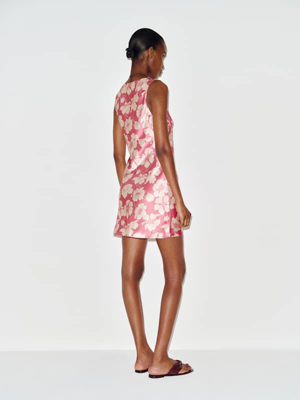 Eden Silk Dress - Lychee