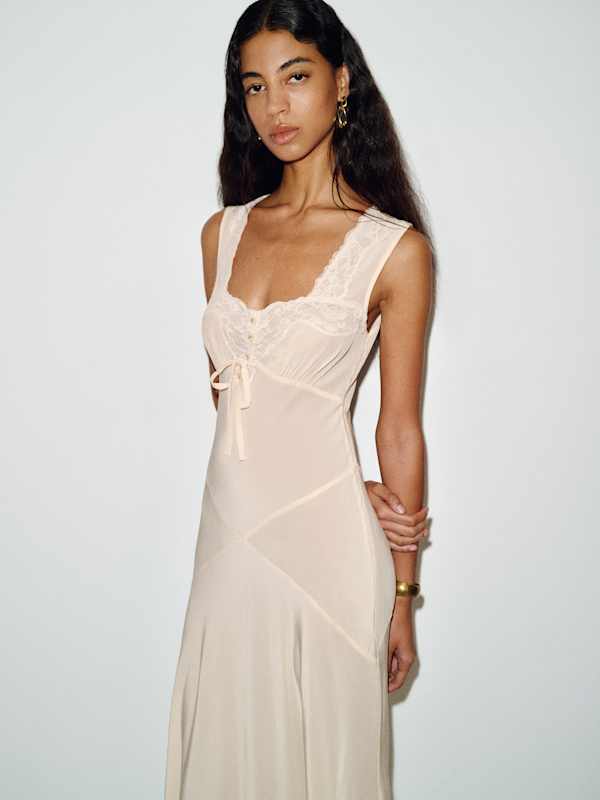 Saphira Dress - Yogurt