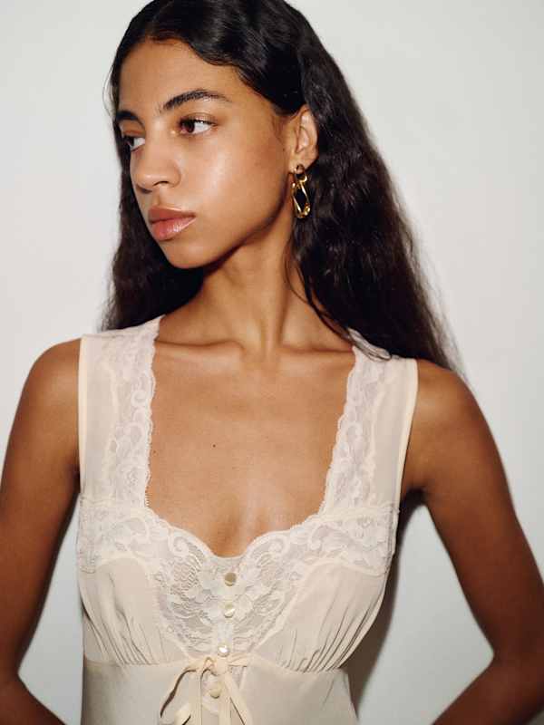 Saphira Dress - Yogurt