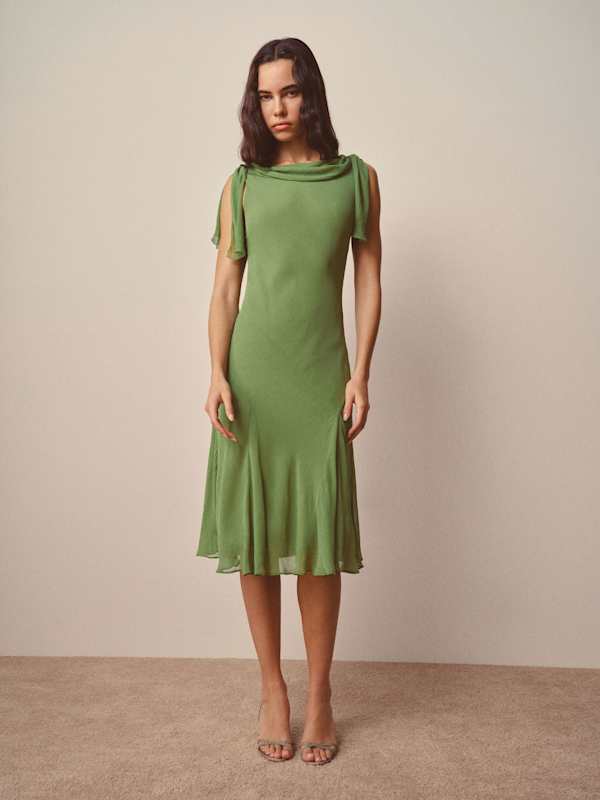 Oleta Dress - Jade Green