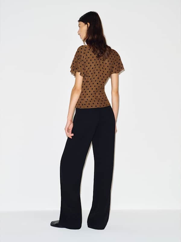 Ramona Top - Portobello Dot