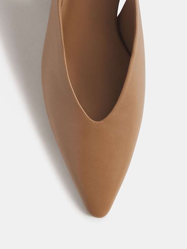 Calista Slingback Heel - Sandstorm Leather