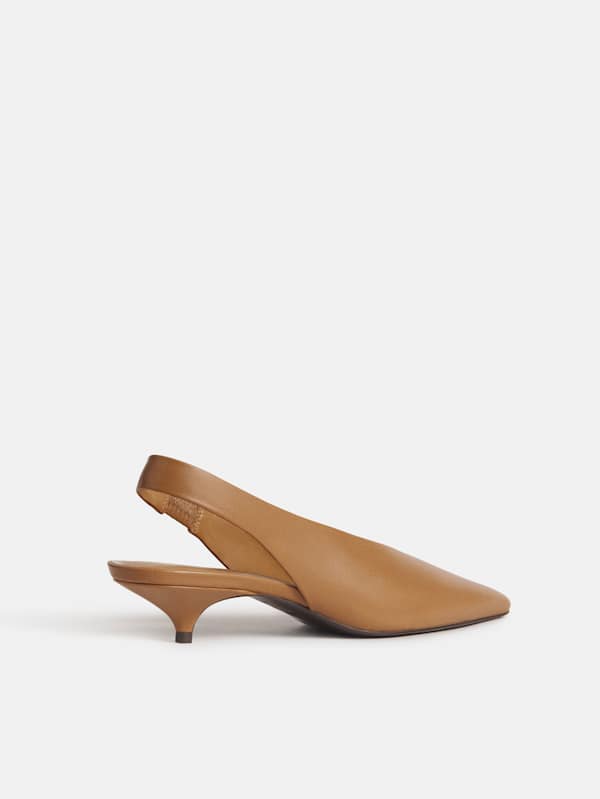 Calista Slingback Heel - Sandstorm Leather