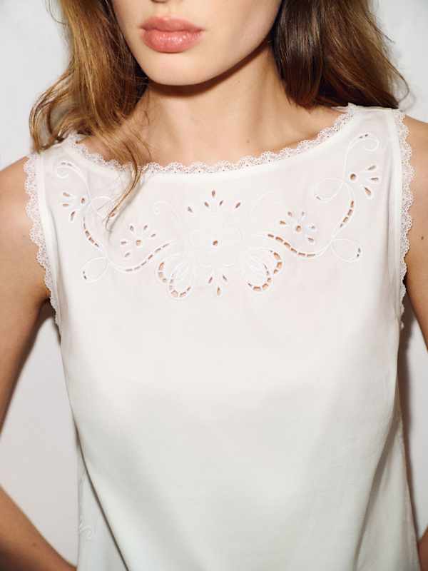Fiorella Top - White