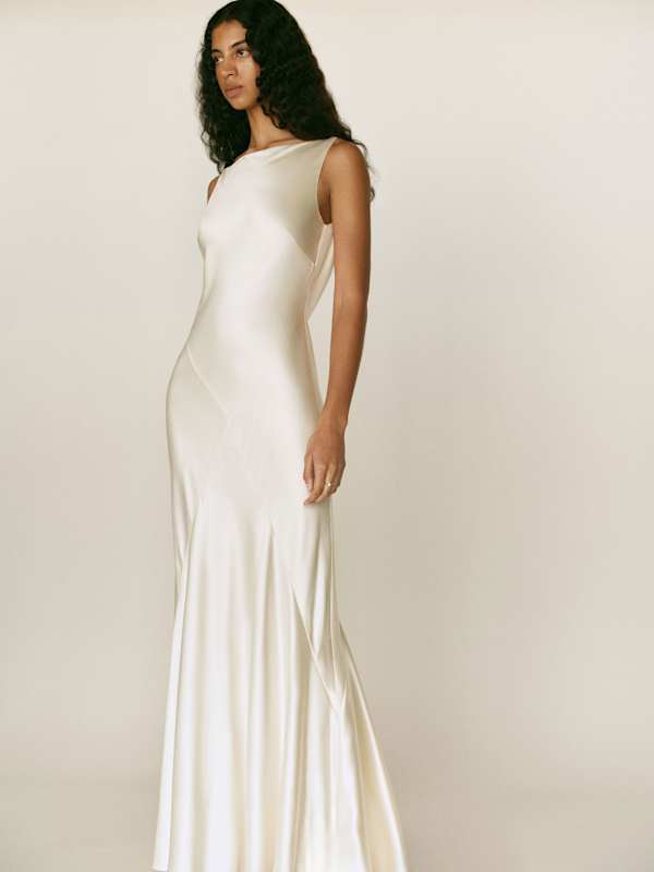 Isabelle Silk Dress - Ivory
