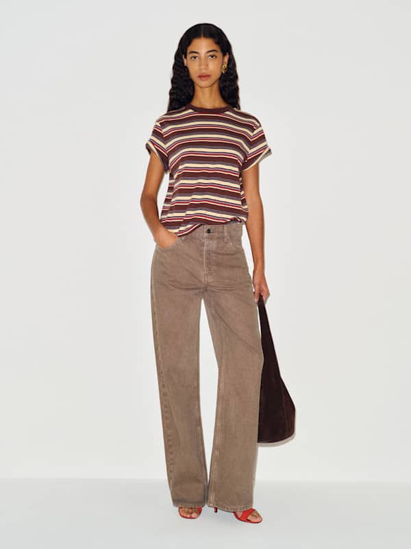 Clyde Low Rise Baggy Jean - Morel