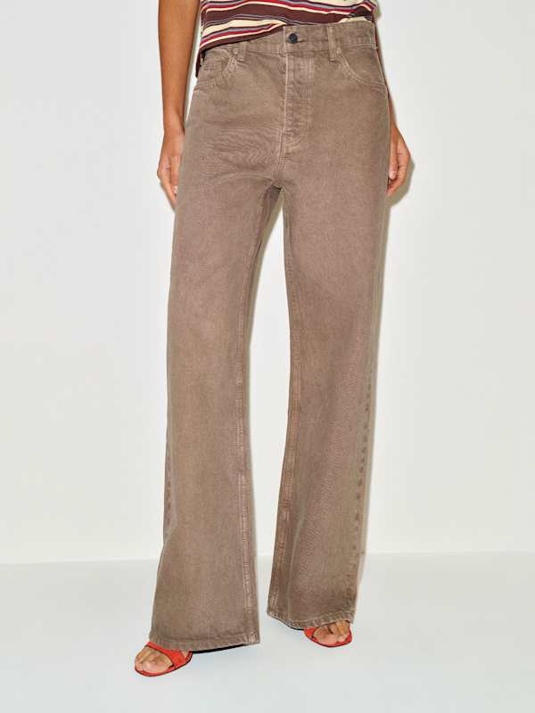 Clyde Low Rise Baggy Jean - Morel