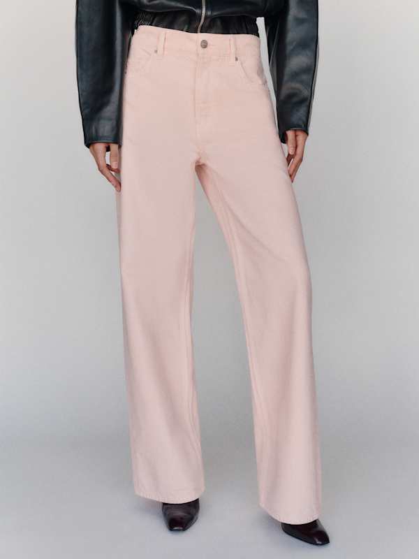 Clyde Low Rise Baggy Jean - Roseate