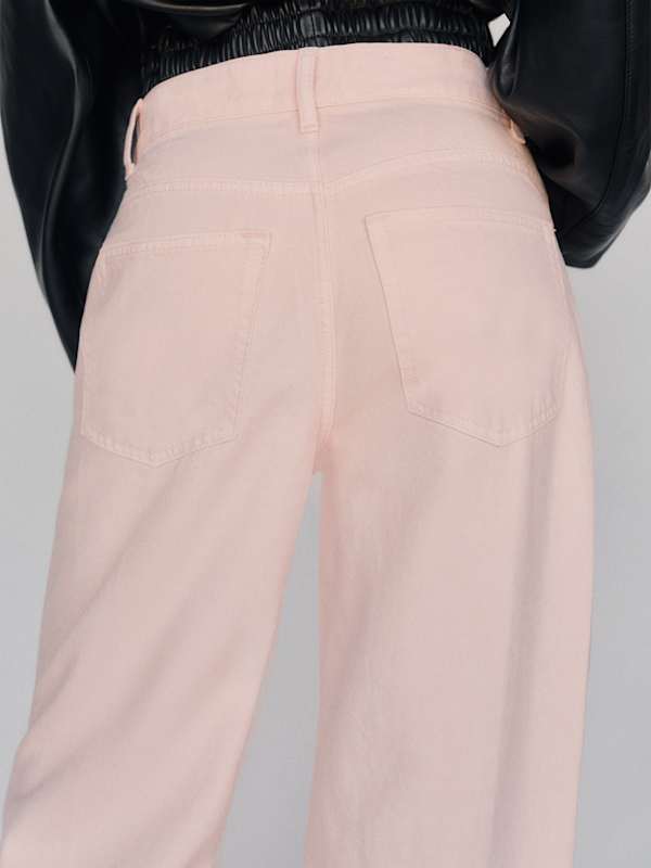 Clyde Low Rise Baggy Jean - Roseate
