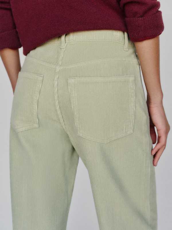 Clyde Low Rise Baggy Jean - Salvia Corduroy
