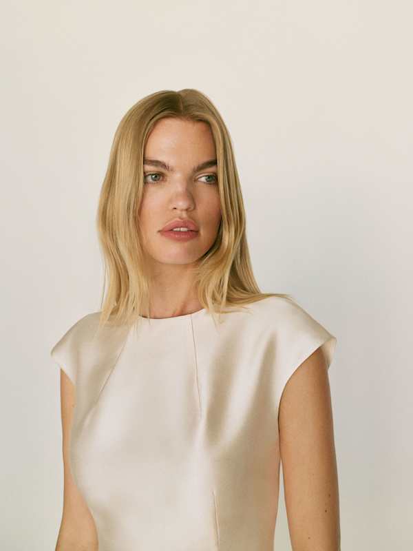 Belden Mini Dress - Cream