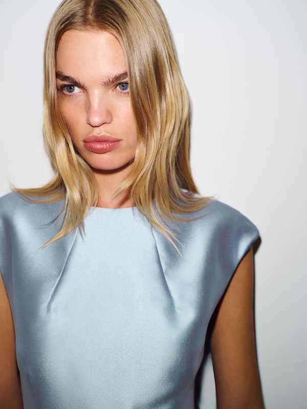 Belden Mini Dress - Powder Blue