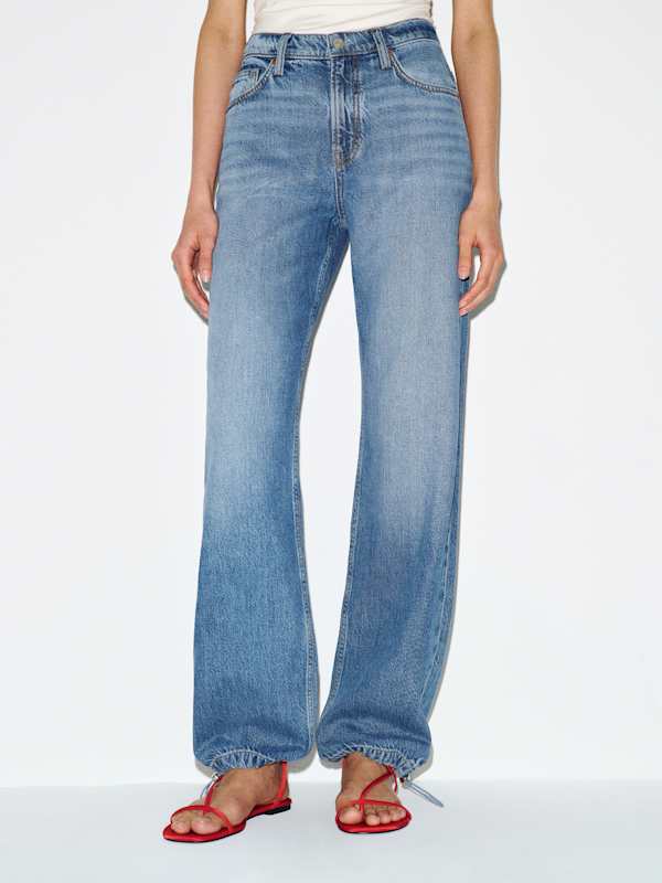 Reece Low Rise Denim Pants - Nosara