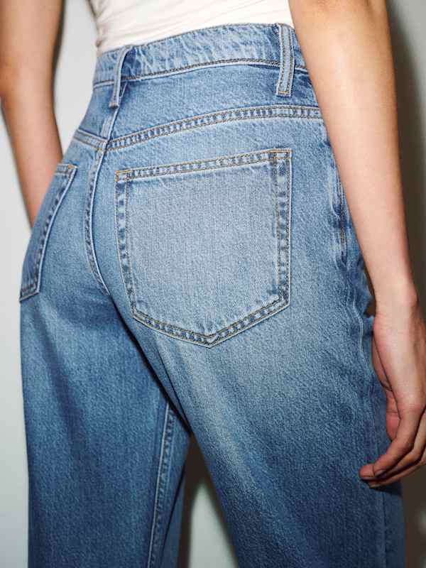 Reece Low Rise Denim Pants - Nosara