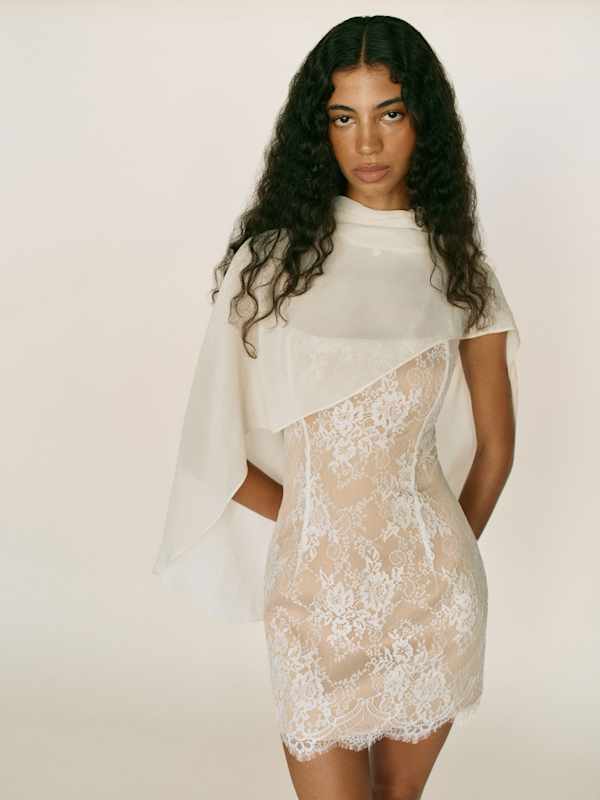 Dorinda Dress - Ivory Lace