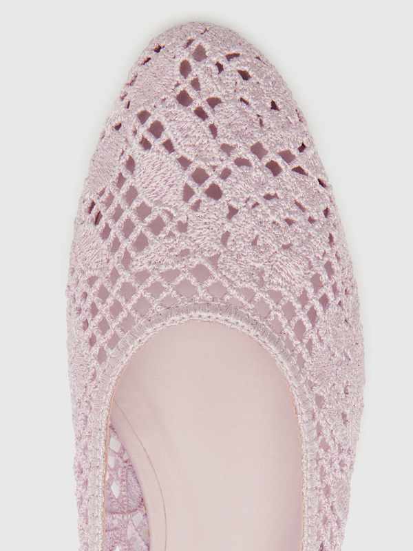 Chaussures plates Pillar - Pixie Dust Floral Crochet