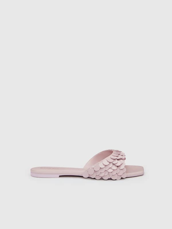 Imogen Flat Sandal - Pixie Dust Patent Paillettes