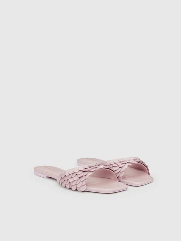 Imogen Flat Sandal - Pixie Dust Patent Paillettes