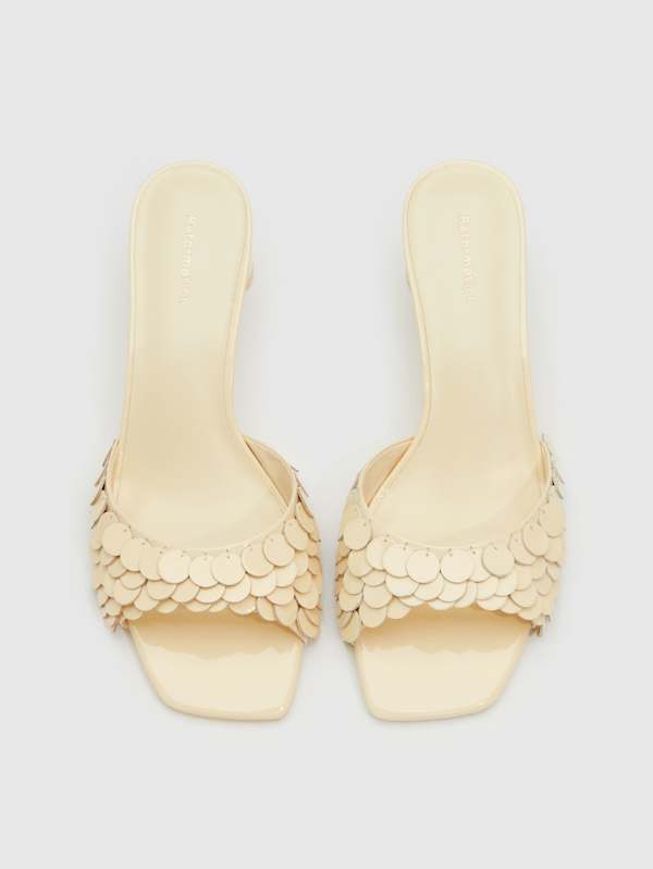 Sandales &agrave; talons Imogen - Parmesan Patent Paillettes