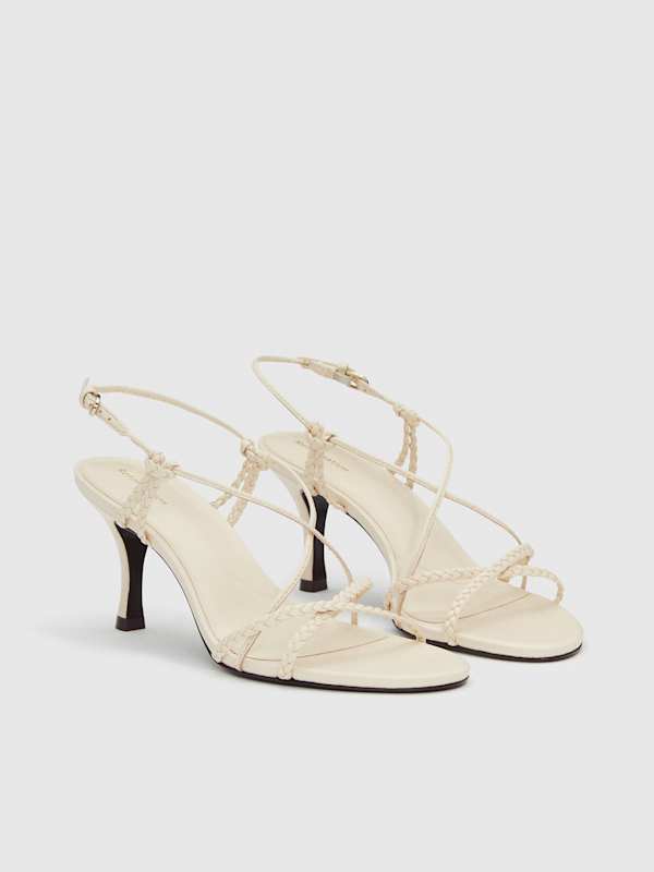 Jackson Heeled Sandal - Almond Leather